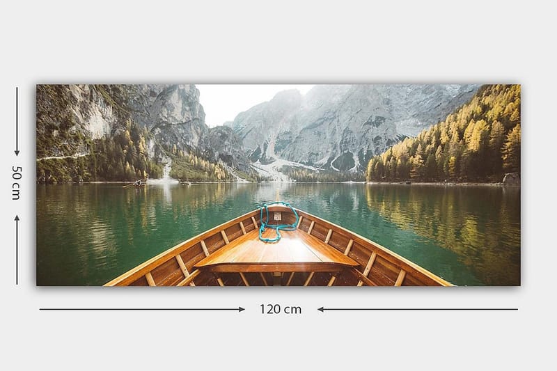 Canvasbilde YTY Landscape & Nature Flerfarget - 120x50 cm - Interiør - Maleri & posters - Lerretsbilder