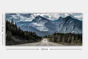 Canvasbilde YTY Landscape & Nature Flerfarget - 120x50 cm - Interiør - Maleri & posters - Lerretsbilder