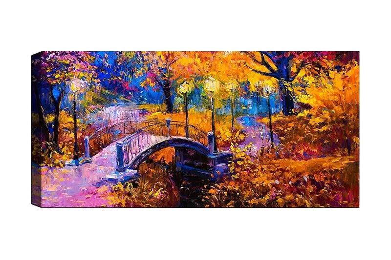 Canvasbilde YTY Landscape & Nature Flerfarget, 120x50 cm