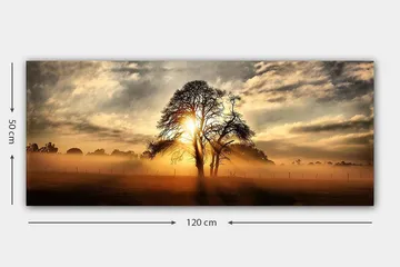 Canvasbilde YTY Landscape & Nature Flerfarget - 120x50 cm - Interiør - Maleri & posters - Lerretsbilder