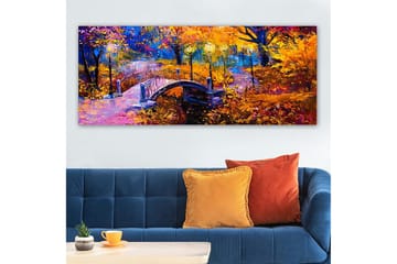 Canvasbilde YTY Landscape & Nature Flerfarget - 120x50 cm - Interiør - Maleri & posters - Lerretsbilder