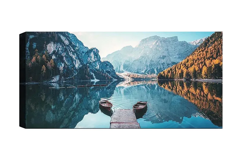 Canvasbilde YTY Landscape & Nature Flerfarget - 120x50 cm - Interiør - Maleri & posters - Lerretsbilder