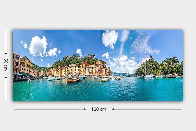 Canvasbilde YTY Landscape & Nature Flerfarget - 120x50 cm - Interiør - Maleri & posters - Lerretsbilder