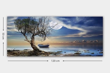 Canvasbilde YTY Landscape & Nature Flerfarget - 120x50 cm - Interiør - Maleri & posters - Lerretsbilder