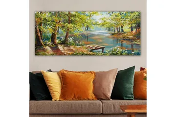 Canvasbilde YTY Landscape & Nature Flerfarget - 120x50 cm - Interiør - Maleri & posters - Lerretsbilder