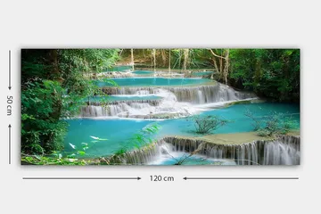 Canvasbilde YTY Landscape & Nature Flerfarget - 120x50 cm - Interiør - Maleri & posters - Lerretsbilder