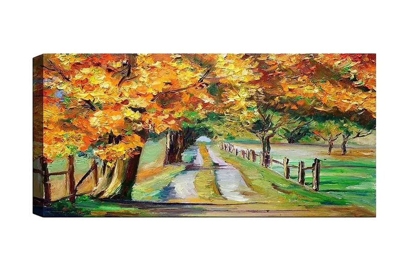 Canvasbilde YTY Landscape & Nature Flerfarget, 120x50 cm