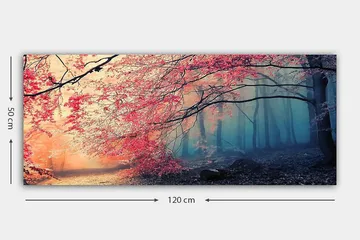 Canvasbilde YTY Landscape & Nature Flerfarget - 120x50 cm - Interiør - Maleri & posters - Lerretsbilder
