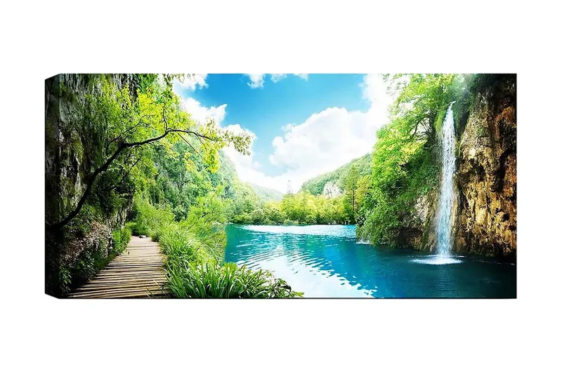 Canvasbilde YTY Landscape & Nature Flerfarget, 120x50 cm