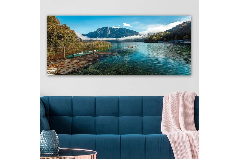 Canvasbilde YTY Landscape & Nature Flerfarget - 120x50 cm - Interiør - Maleri & posters - Lerretsbilder
