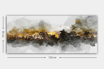 Canvasbilde YTY Landscape & Nature Flerfarget - 120x50 cm - Interiør - Maleri & posters - Lerretsbilder