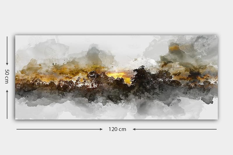 Canvasbilde YTY Landscape & Nature Flerfarget - 120x50 cm - Interiør - Maleri & posters - Lerretsbilder