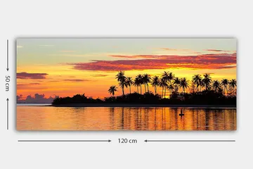 Canvasbilde YTY Landscape & Nature Flerfarget - 120x50 cm - Interiør - Maleri & posters - Lerretsbilder