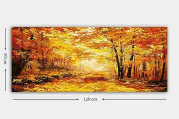 Canvasbilde YTY Landscape & Nature Flerfarget - 120x50 cm - Interiør - Maleri & posters - Lerretsbilder