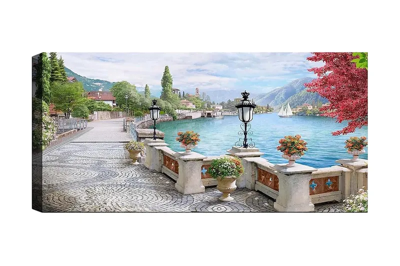 Canvasbilde YTY Landscape & Nature Flerfarget, 120x50 cm