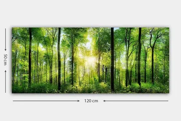 Canvasbilde YTY Landscape & Nature Flerfarget - 120x50 cm - Interiør - Maleri & posters - Lerretsbilder