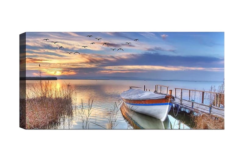 Canvasbilde YTY Nautical & Beach Flerfarget - 120x50 cm - Interiør - Maleri & posters - Lerretsbilder