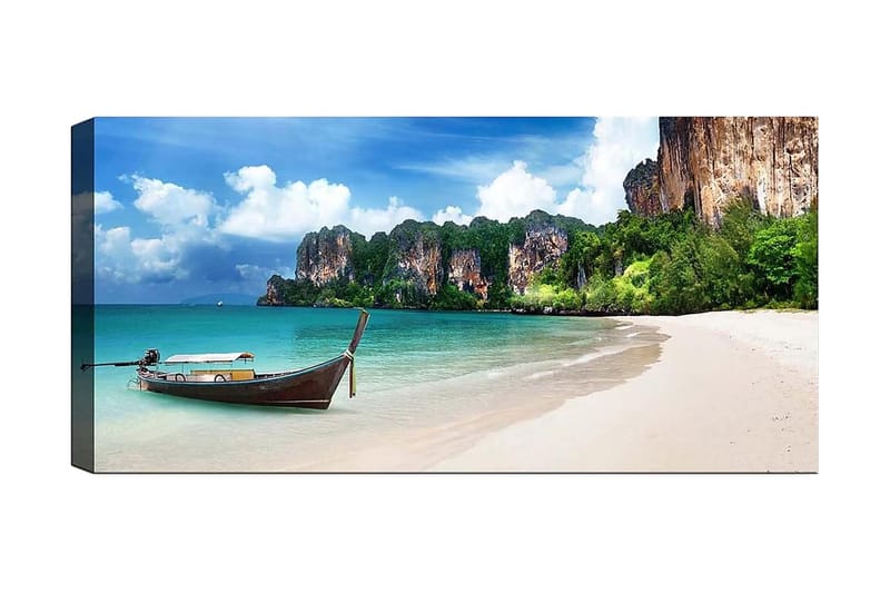 Canvasbilde YTY Nautical & Beach Flerfarget - 120x50 cm - Interiør - Maleri & posters - Lerretsbilder