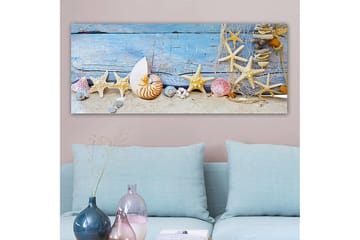 Canvasbilde YTY Nautical & Beach Flerfarget - 120x50 cm - Interiør - Maleri & posters - Lerretsbilder