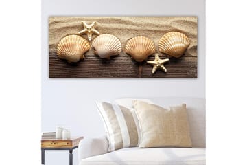 Canvasbilde YTY Nautical & Beach Flerfarget - 120x50 cm - Interiør - Maleri & posters - Lerretsbilder