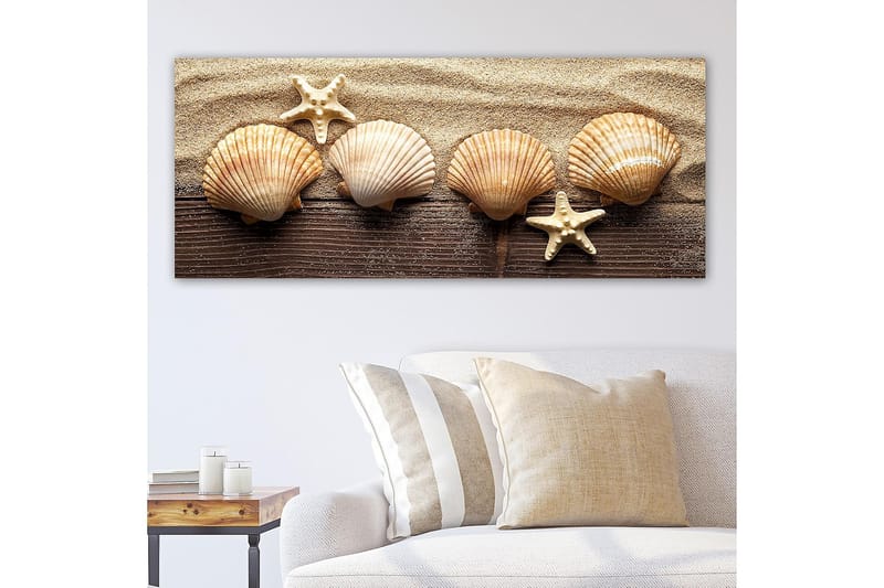 Canvasbilde YTY Nautical & Beach Flerfarget - 120x50 cm - Interiør - Maleri & posters - Lerretsbilder