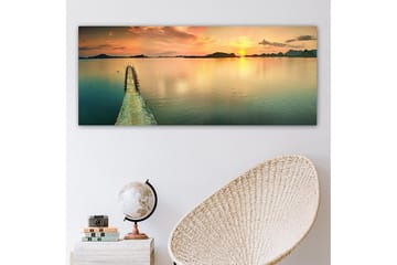 Canvasbilde YTY Nautical & Beach Flerfarget - 120x50 cm - Interiør - Maleri & posters - Lerretsbilder