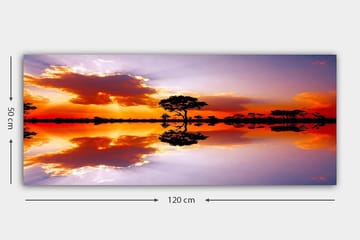 Canvasbilde YTY Nautical & Beach Flerfarget - 120x50 cm - Interiør - Maleri & posters - Lerretsbilder