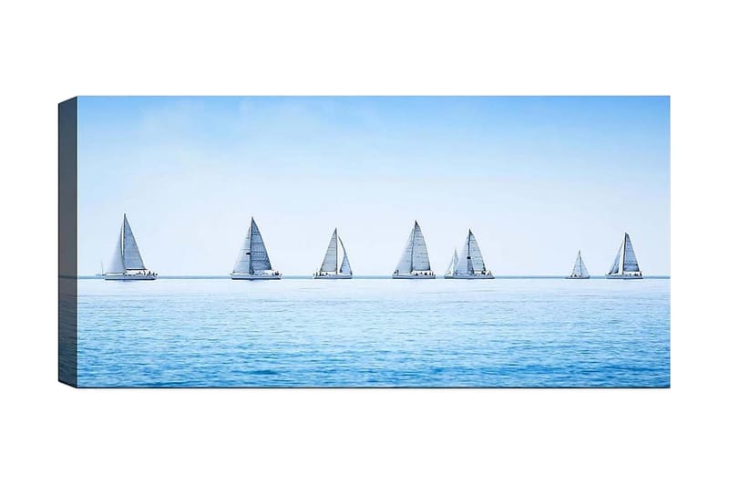 Canvasbilde YTY Nautical & Beach Flerfarget - 120x50 cm - Interiør - Maleri & posters - Lerretsbilder
