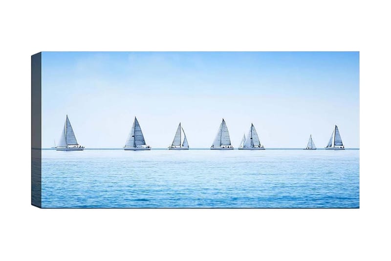 Canvasbilde YTY Nautical & Beach Flerfarget - 120x50 cm - Lerretsbilder