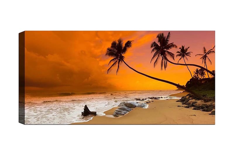 Canvasbilde YTY Nautical & Beach Flerfarget - 120x50 cm - Interiør - Maleri & posters - Lerretsbilder