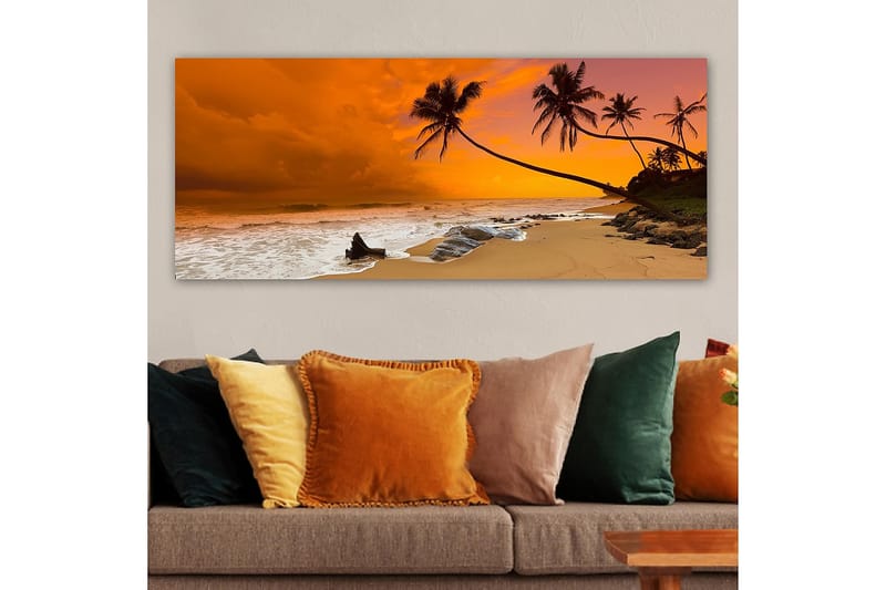 Canvasbilde YTY Nautical & Beach Flerfarget - 120x50 cm - Interiør - Maleri & posters - Lerretsbilder