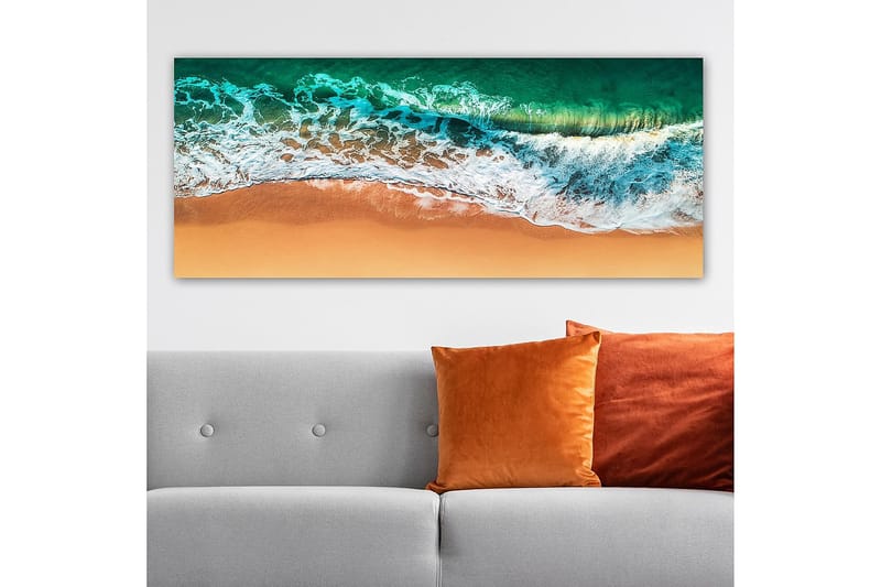 Canvasbilde YTY Nautical & Beach Flerfarget - 120x50 cm - Interiør - Maleri & posters - Lerretsbilder