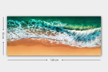 Canvasbilde YTY Nautical & Beach Flerfarget - 120x50 cm - Interiør - Maleri & posters - Lerretsbilder