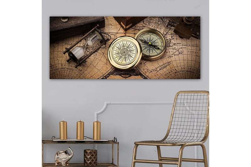 Canvasbilde YTY Nautical & Beach Flerfarget - 120x50 cm - Interiør - Maleri & posters - Lerretsbilder