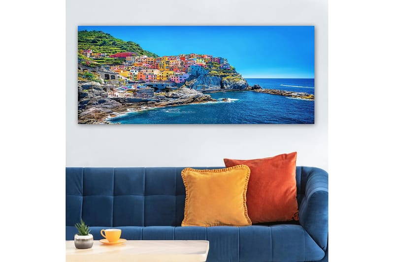 Canvasbilde YTY Nautical & Beach Flerfarget - 120x50 cm - Interiør - Maleri & posters - Lerretsbilder