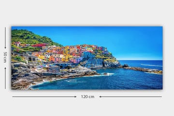 Canvasbilde YTY Nautical & Beach Flerfarget - 120x50 cm - Interiør - Maleri & posters - Lerretsbilder