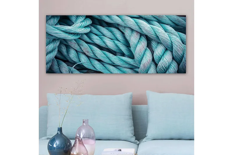 Canvasbilde YTY Nautical & Beach Flerfarget - 120x50 cm - Interiør - Maleri & posters - Lerretsbilder