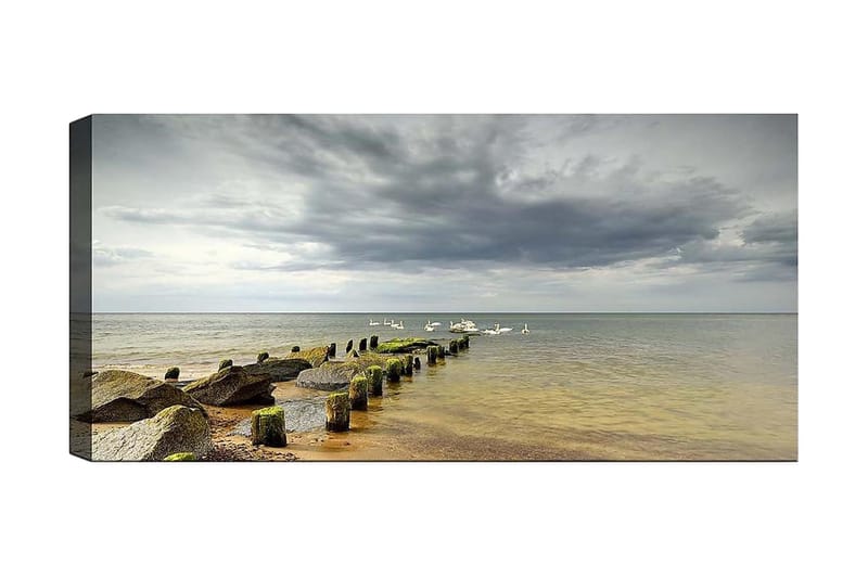 Canvasbilde YTY Nautical & Beach Flerfarget - 120x50 cm - Interiør - Maleri & posters - Lerretsbilder