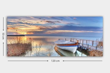 Canvasbilde YTY Nautical & Beach Flerfarget - 120x50 cm - Interiør - Maleri & posters - Lerretsbilder