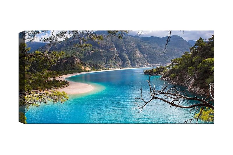 Canvasbilde YTY Nautical & Beach Flerfarget - 120x50 cm - Interiør - Maleri & posters - Lerretsbilder