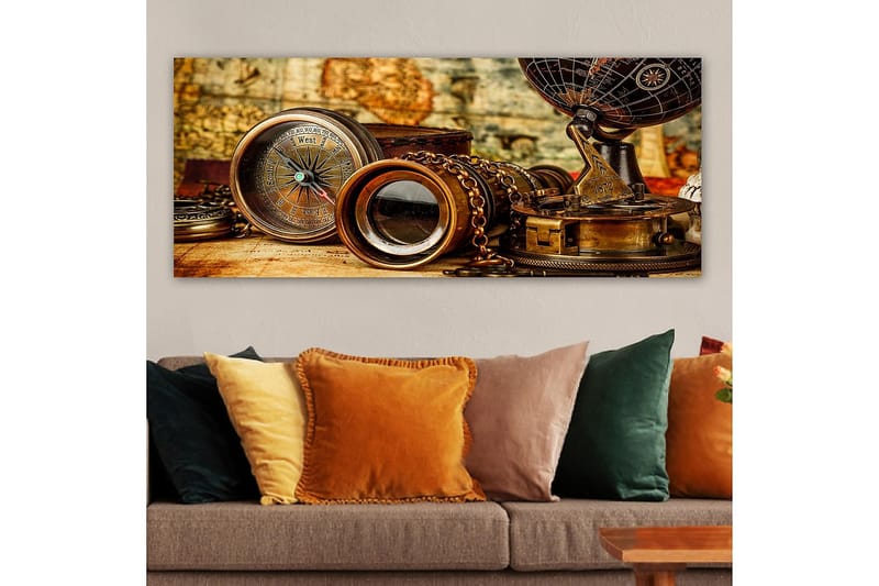 Canvasbilde YTY Nautical & Beach Flerfarget - 120x50 cm - Interiør - Maleri & posters - Lerretsbilder