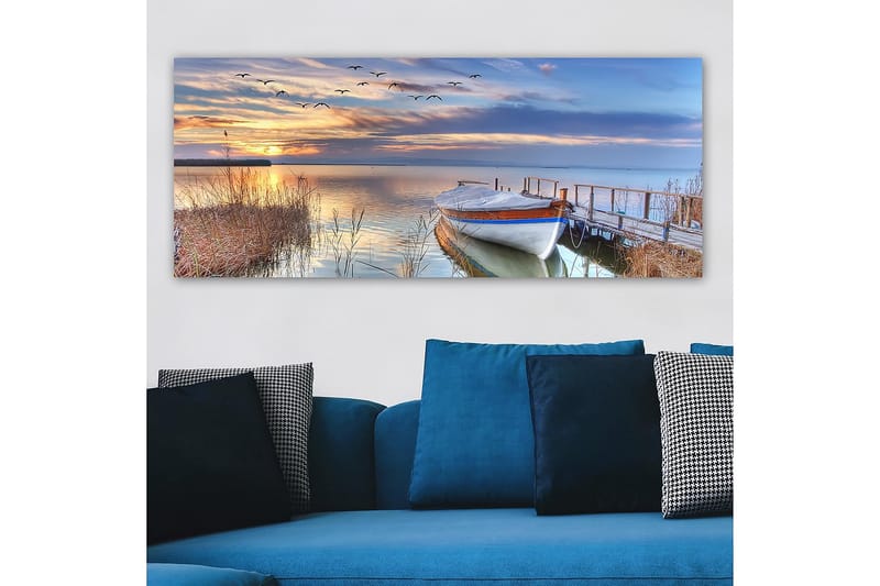 Canvasbilde YTY Nautical & Beach Flerfarget - 120x50 cm - Interiør - Maleri & posters - Lerretsbilder