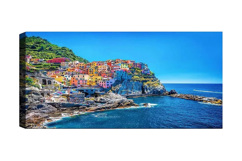 Canvasbilde YTY Nautical & Beach Flerfarget, 120x50 cm