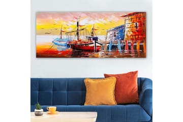 Canvasbilde YTY Nautical & Beach Flerfarget - 120x50 cm - Interiør - Maleri & posters - Lerretsbilder