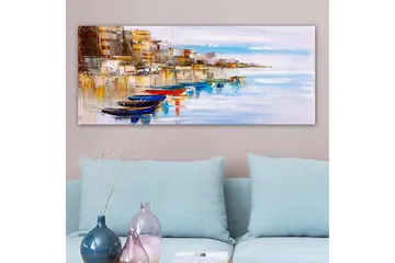 Canvasbilde YTY Nautical & Beach Flerfarget - 120x50 cm - Interiør - Maleri & posters - Lerretsbilder