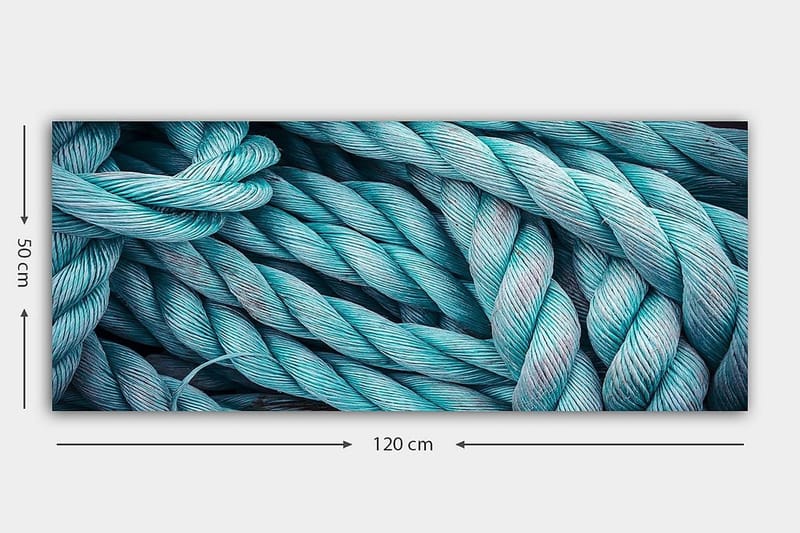 Canvasbilde YTY Nautical & Beach Flerfarget - 120x50 cm - Interiør - Maleri & posters - Lerretsbilder