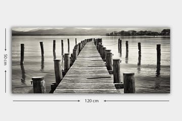 Canvasbilde YTY Nautical & Beach Flerfarget - 120x50 cm - Interiør - Maleri & posters - Lerretsbilder