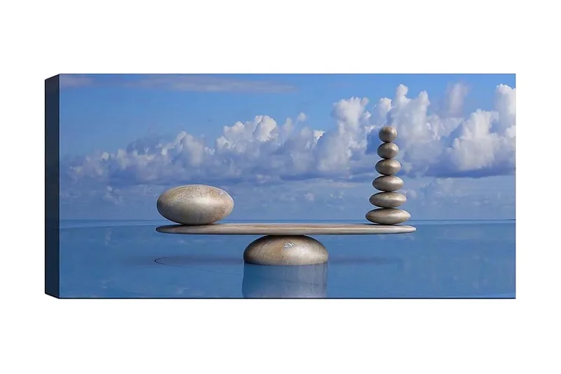 Canvasbilde YTY Object Flerfarget, 120x50 cm