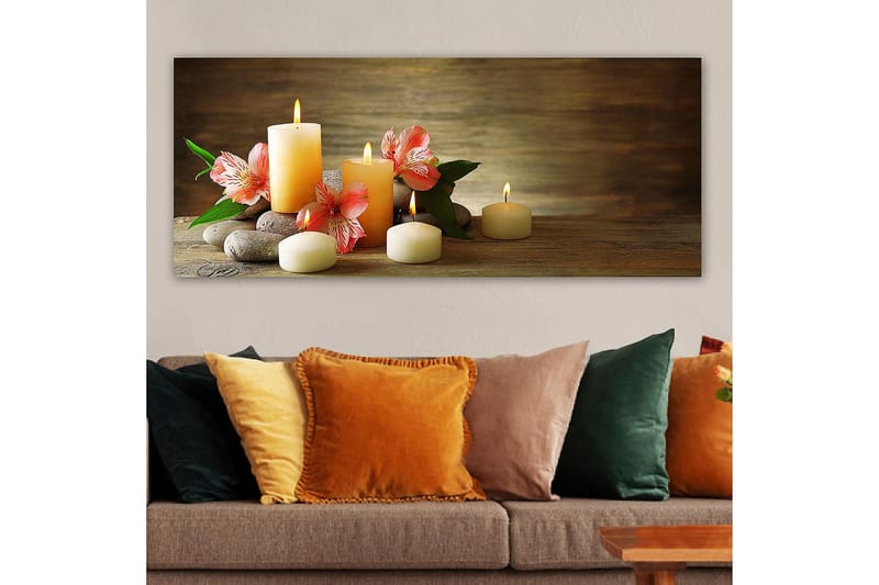 Canvasbilde YTY Object Flerfarget - 120x50 cm - Interiør - Maleri & posters - Lerretsbilder