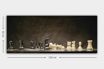 Canvasbilde YTY Object Flerfarget - 120x50 cm - Interiør - Maleri & posters - Lerretsbilder